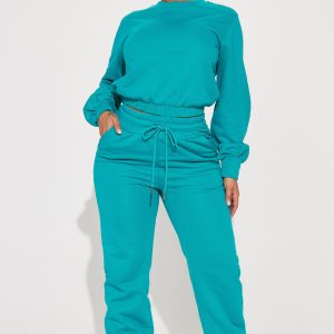 Soul Shine Jogger Lounge Set - Aqua